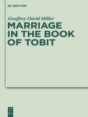 cover image of Marriage in the Book of Tobit